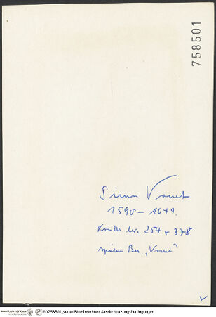 Rückseite von bh758501_recto