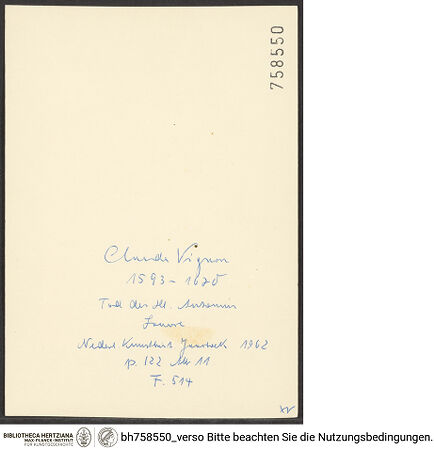 Rückseite von bh758550_recto