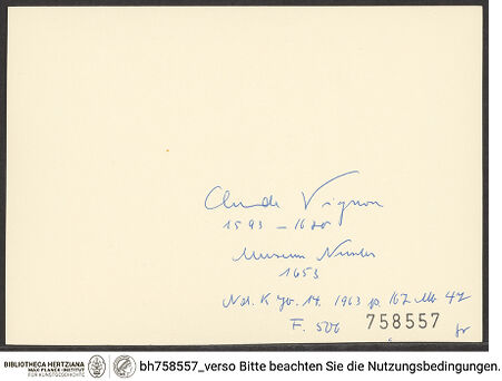 Rückseite von bh758557_recto