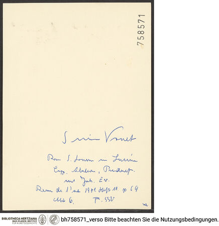Rückseite von bh758571_recto