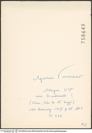 Rückseite von bh758649_recto