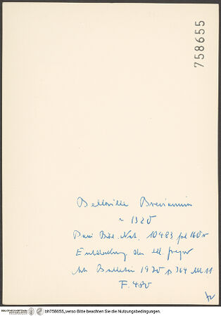 Rückseite von bh758655_recto