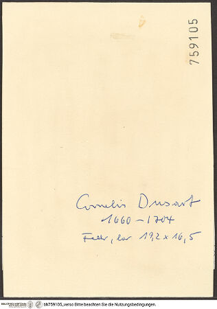 Rückseite von bh759105_recto