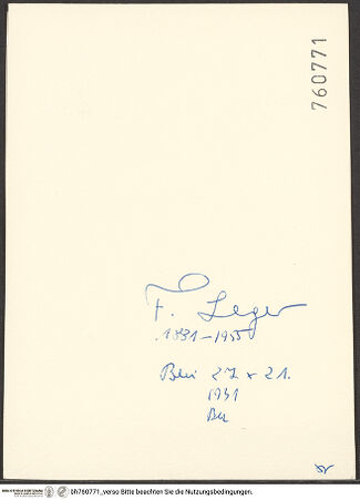 Rückseite von bh760771_recto