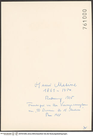 Rückseite von bh761000_recto