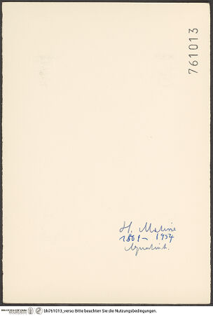 Rückseite von bh761013_recto