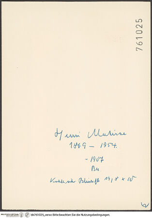 Rückseite von bh761025_recto