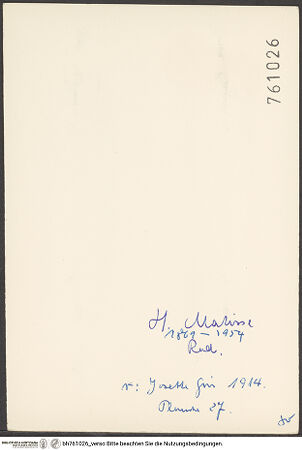 Rückseite von bh761026_recto