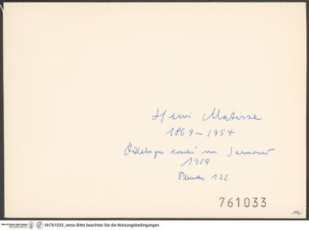 Rückseite von bh761033_recto