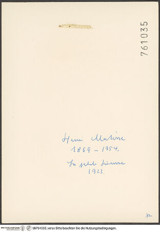 Rückseite von bh761035_recto