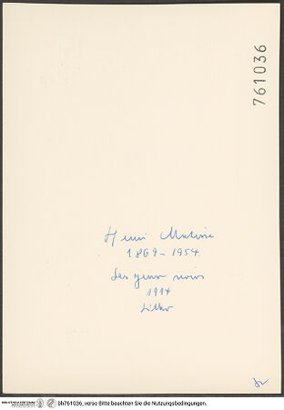 Rückseite von bh761036_recto