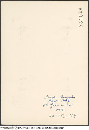 Rückseite von bh761048_recto