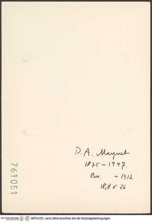 Rückseite von bh761051_recto