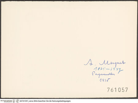 Rückseite von bh761057_recto