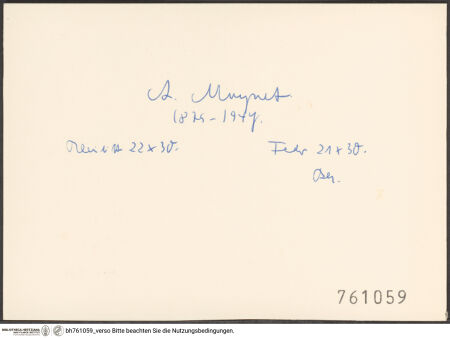 Rückseite von bh761059_recto