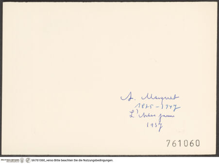 Rückseite von bh761060_recto