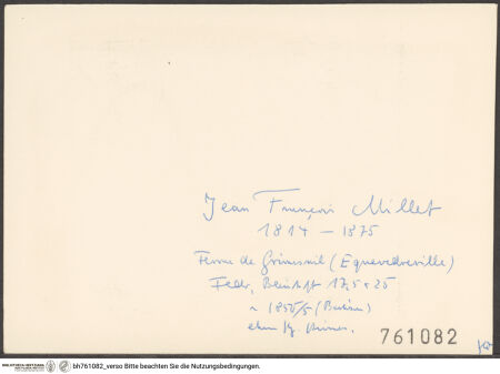 Rückseite von bh761082_recto