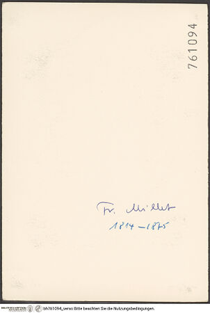 Rückseite von bh761094_recto