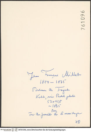 Rückseite von bh761096_recto