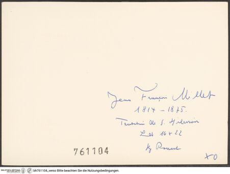 Rückseite von bh761104_recto