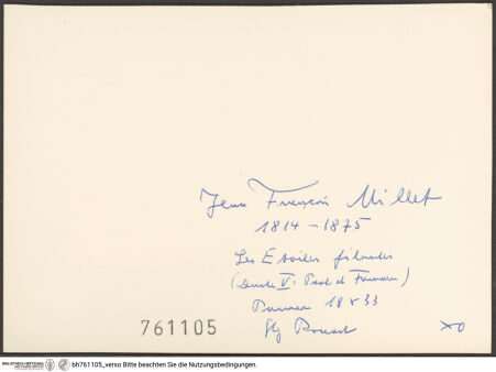 Rückseite von bh761105_recto