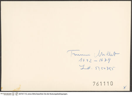 Rückseite von bh761110_recto