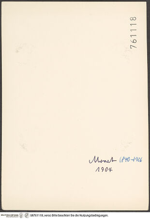 Rückseite von bh761118_recto