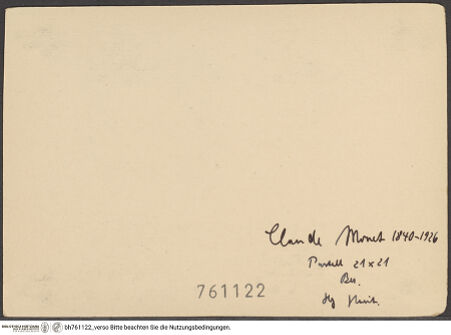 Rückseite von bh761122_recto