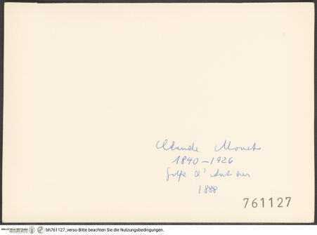 Rückseite von bh761127_recto