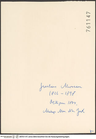 Rückseite von bh761147_recto