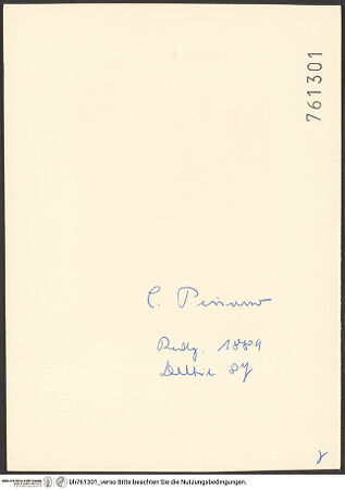 Rückseite von bh761301_recto