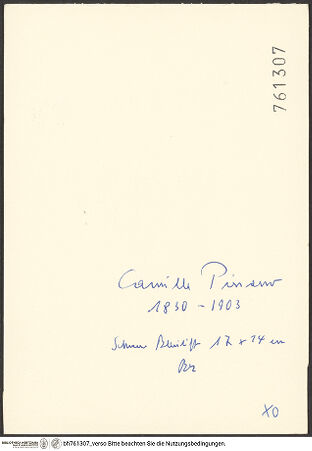 Rückseite von bh761307_recto