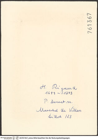 Rückseite von bh761367_recto