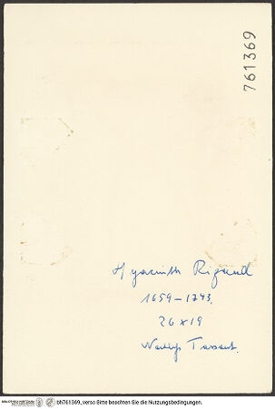 Rückseite von bh761369_recto