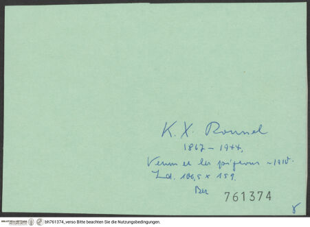 Rückseite von bh761374_recto