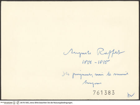 Rückseite von bh761383_recto