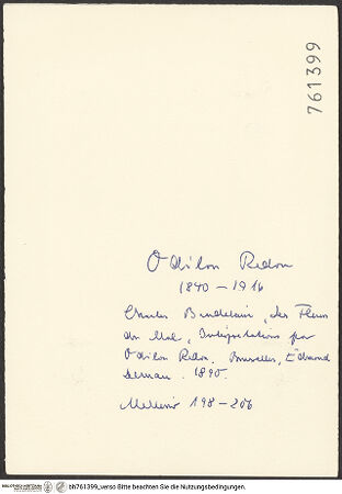 Rückseite von bh761399_recto