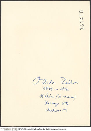 Rückseite von bh761410_recto