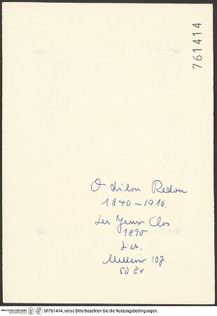 Rückseite von bh761414_recto