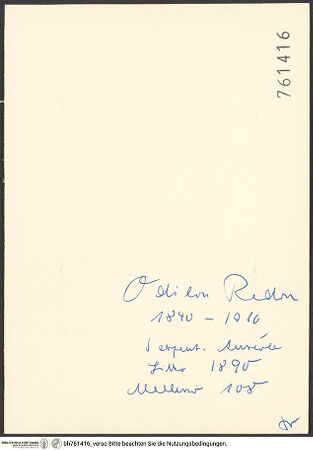 Rückseite von bh761416_recto