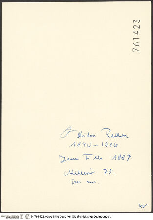 Rückseite von bh761423_recto