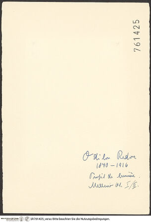 Rückseite von bh761425_recto