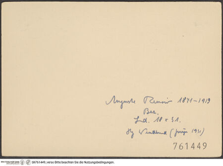 Rückseite von bh761449_recto