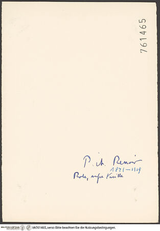 Rückseite von bh761465_recto