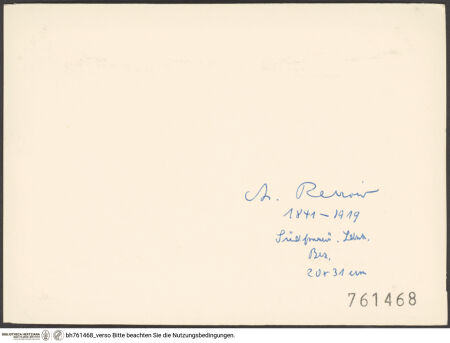 Rückseite von bh761468_recto