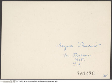 Rückseite von bh761470_recto