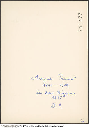 Rückseite von bh761477_recto