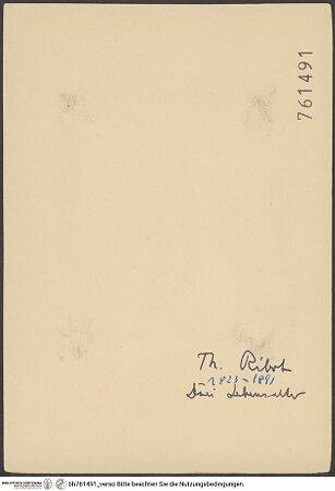 Rückseite von bh761491_recto