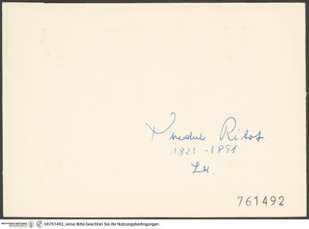 Rückseite von bh761492_recto