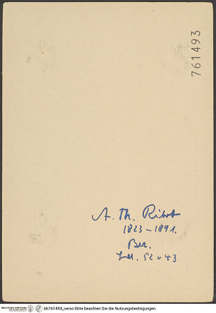 Rückseite von bh761493_recto